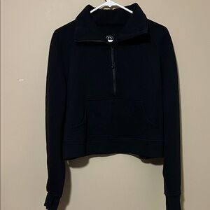 Lululemon Athletica Black Half Zip Scuba